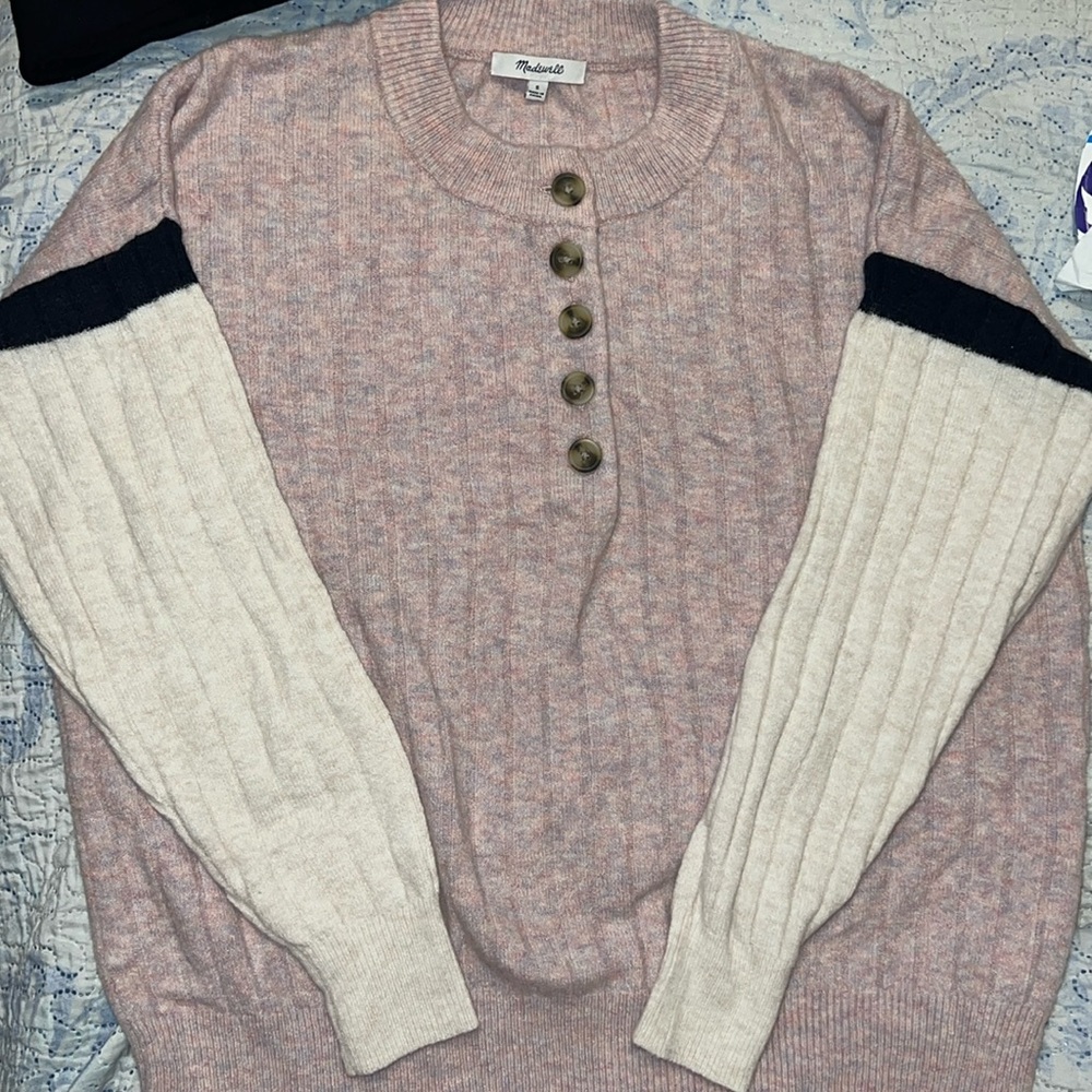 Madewell Bowden Henley Sweater - Picture 5 of 7